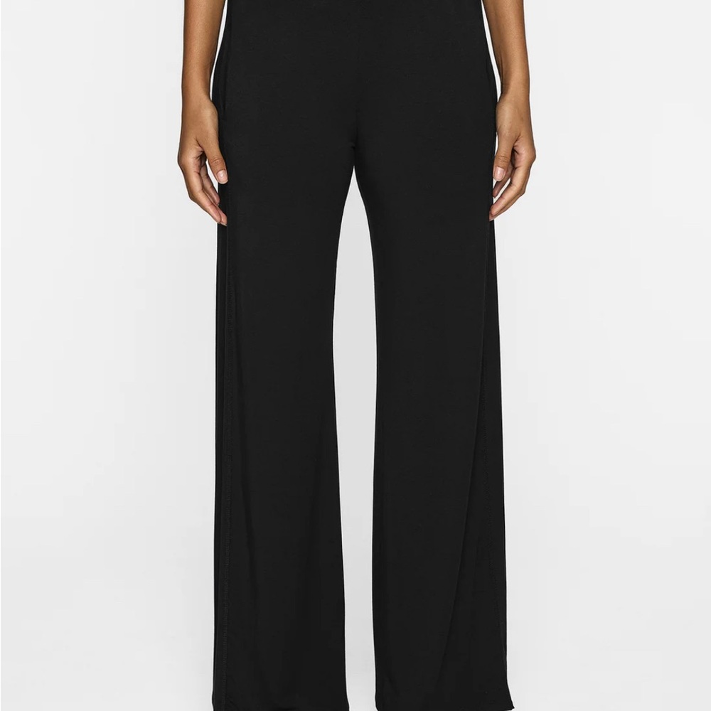 Elegant Black Women's Wide-Leg Pants bleusalt cindy pant lite